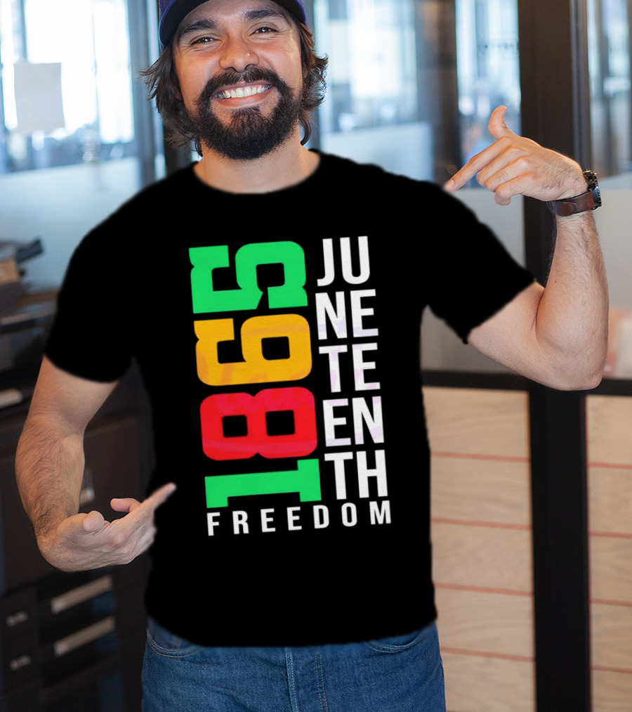 1865 Juneteenth Freedom Black History Month T-Shirt