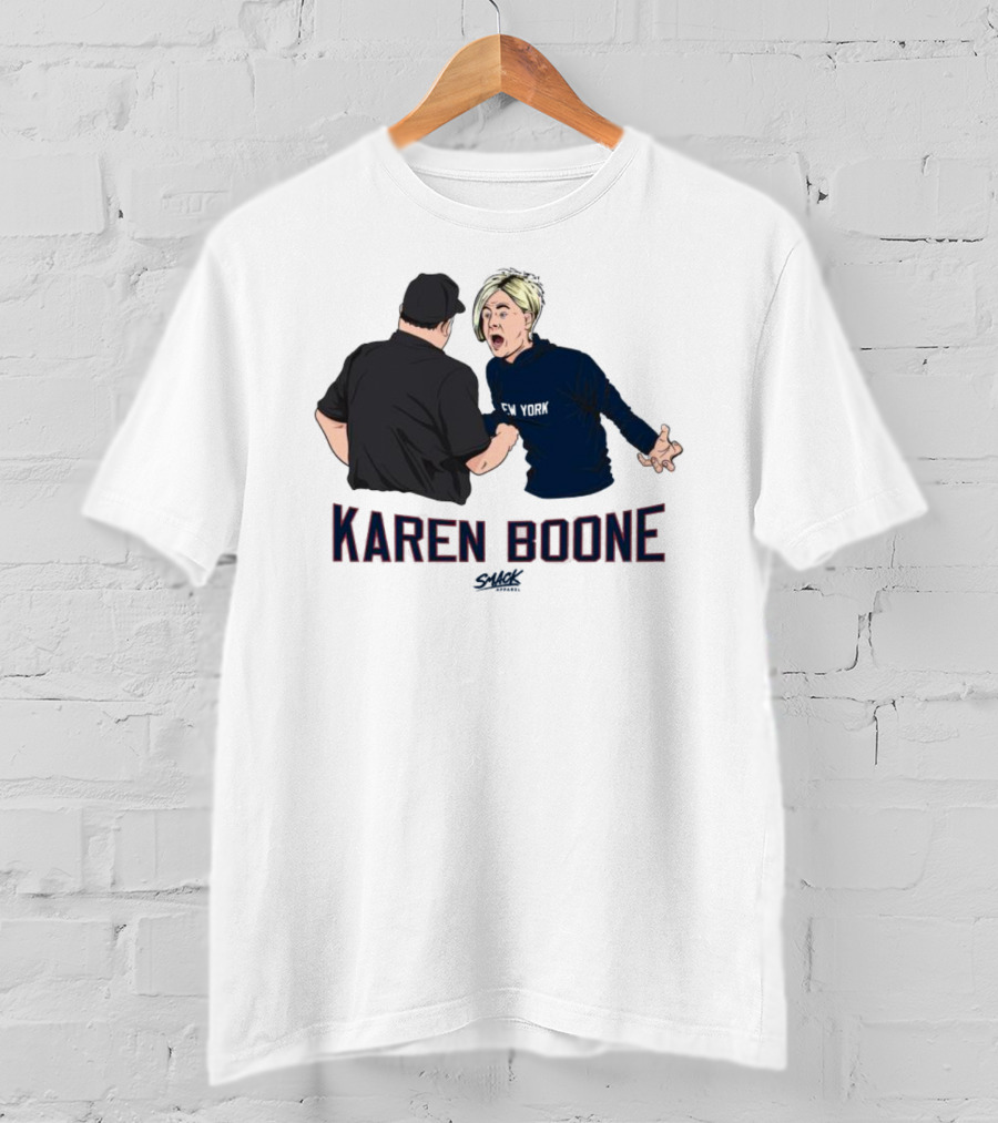 Karen Boone Aaron Boone New York Baseball Meme T-Shirt