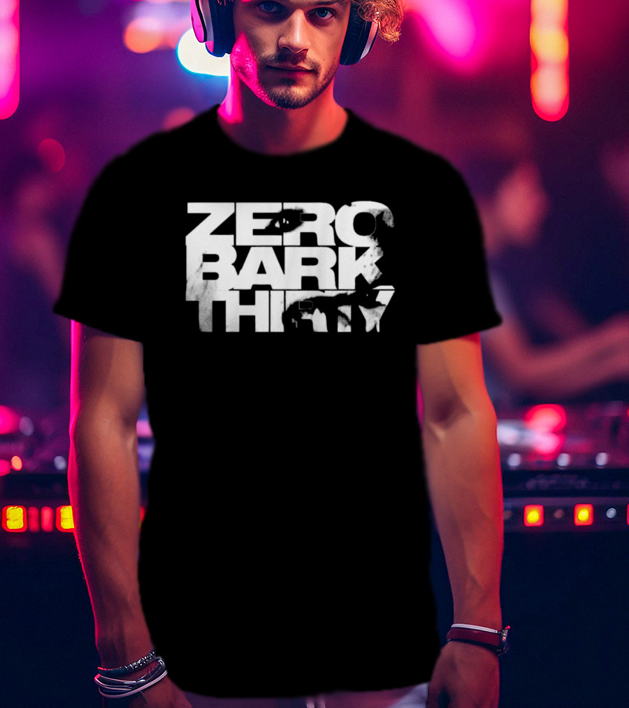 Zero Bark Thirty Military Dog T-Shirt