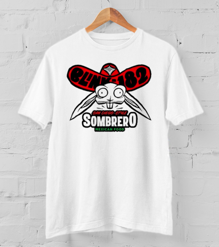 Blink-182 San Diego-Style Sombrero Mexican Food T-Shirt