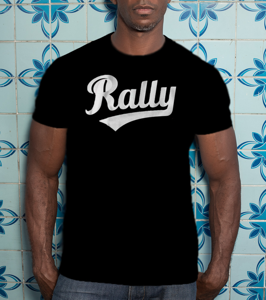 Cincinnati Rally Baseball Style Script T-Shirt