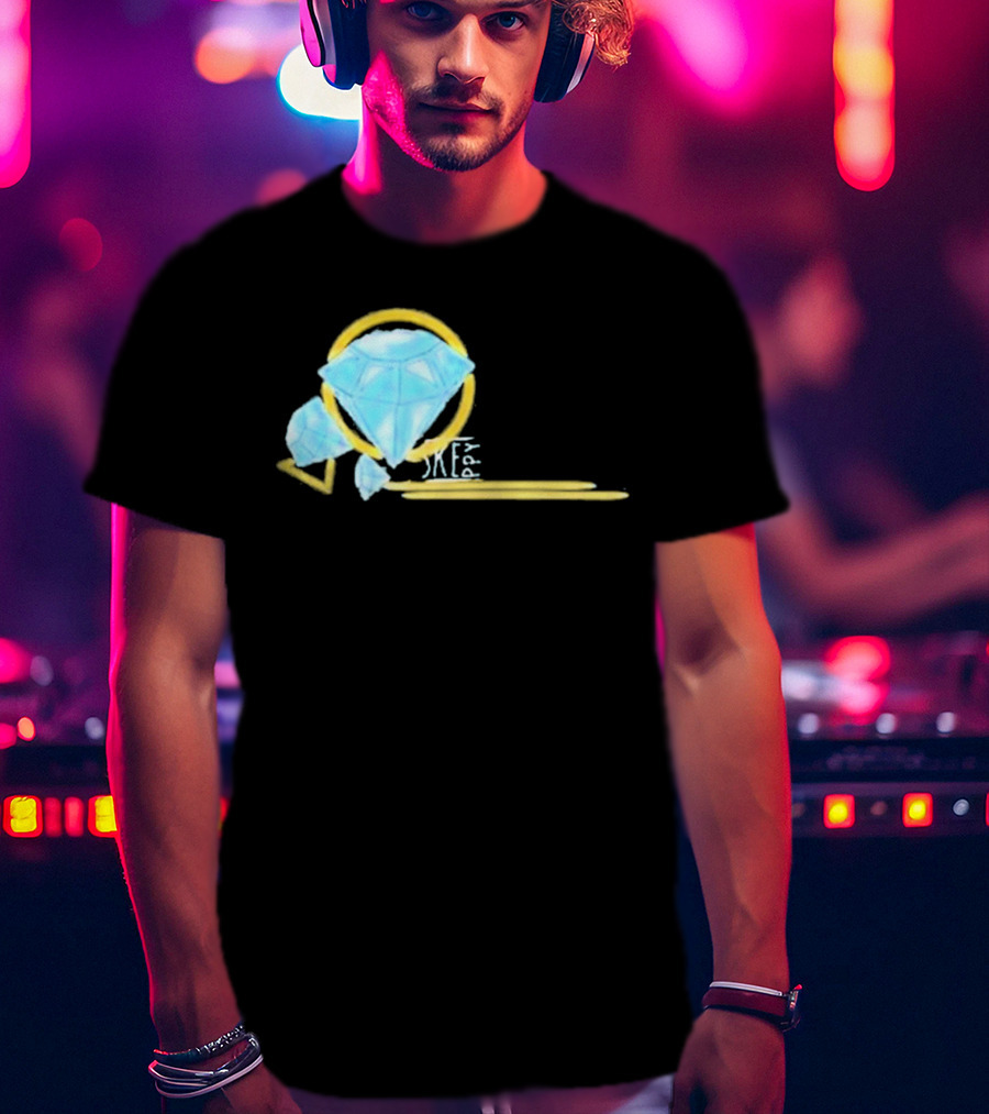 Skeppy Merchandise Geo Diamond Sketch Artist Signature T-Shirt