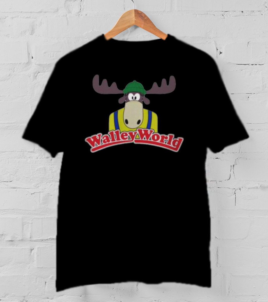 Marty Moose Walley World Mascot Retro Theme Park T-Shirt