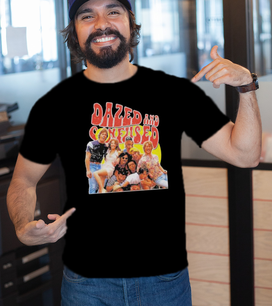 Dazed And Confused Movie Cast Group Image T-Shirt
