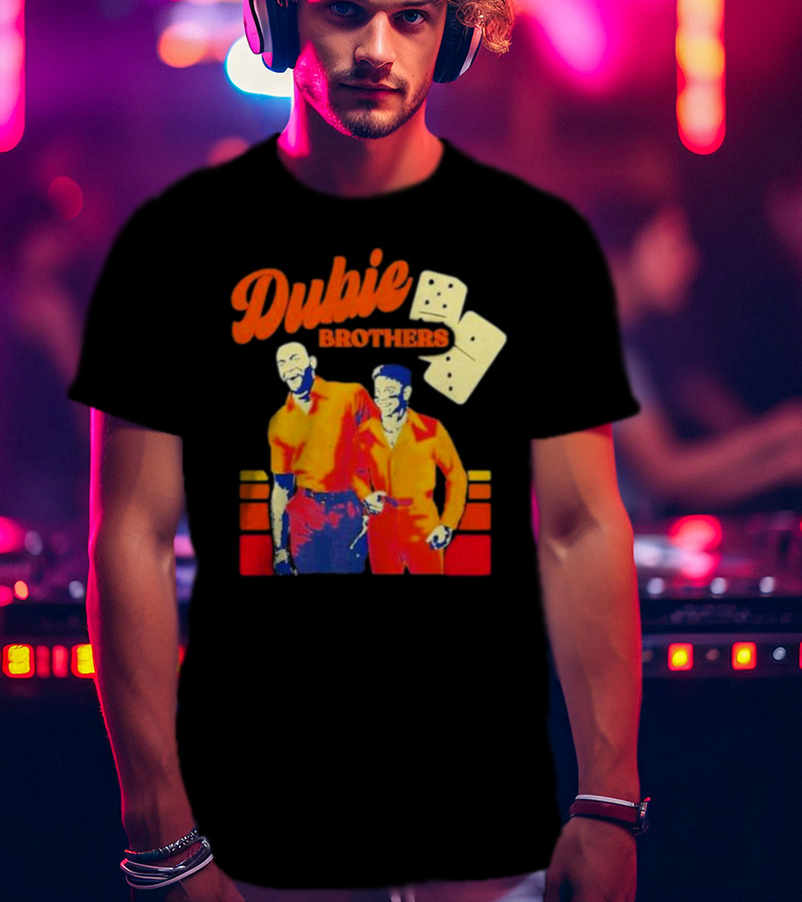 Dubie Brothers Domino Duo Orange Outfits T-Shirt