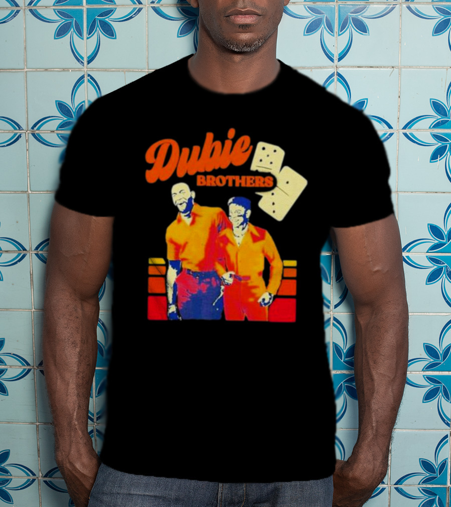 Dubie Brothers Domino Duo Orange Outfits T-Shirt