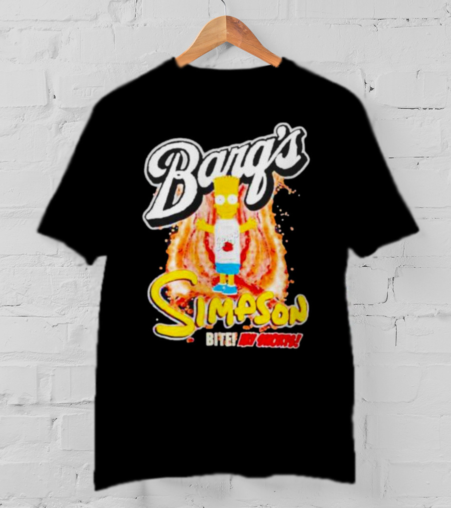 Barg’s Root Beer Bart Simpson Bite My Shorts T-Shirt