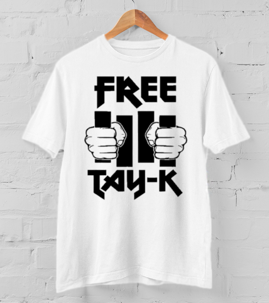 Free Tay-K Hands Behind Bars Iconic T-Shirt
