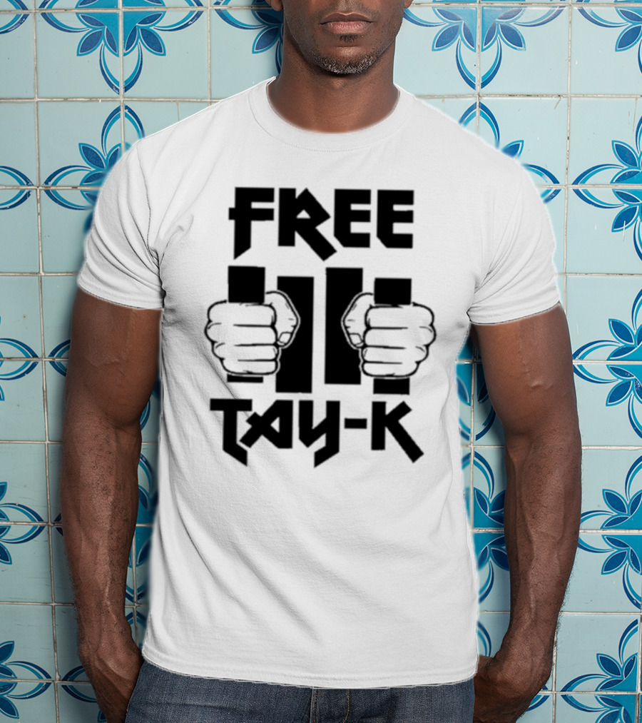 Free Tay-K Hands Behind Bars Iconic T-Shirt