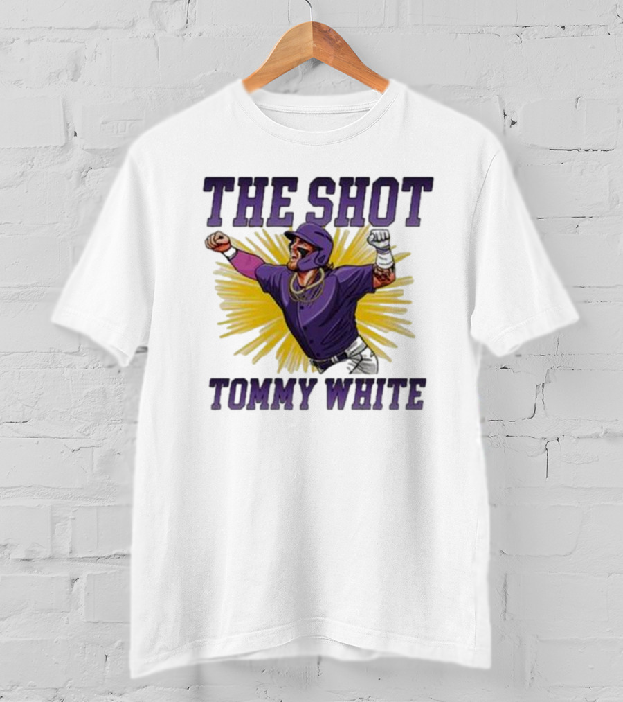 Tommy White The Shot Baseball Celebration Explosion T-Shirt