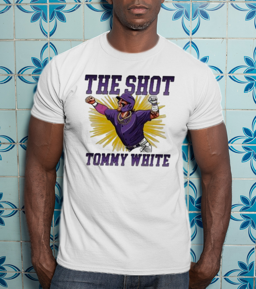 Tommy White The Shot Baseball Celebration Explosion T-Shirt