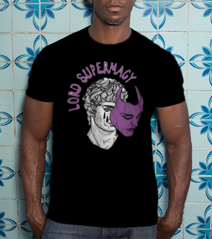Lord Supremacy Duality Mask Tears Sketch T-Shirt