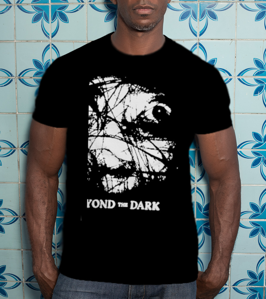 Beyond The Dark Exploring With Josh Eerie Face In Abstract Webbing T-Shirt
