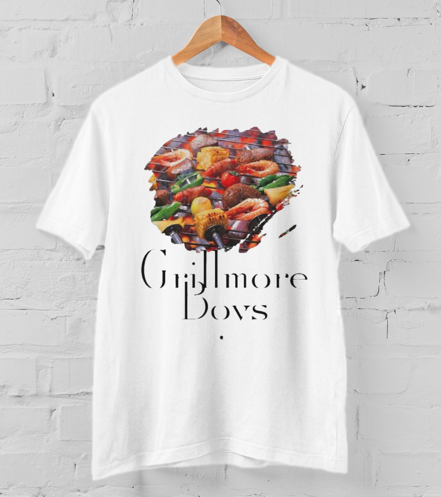 Grillmore Boys BBQ Feast Vegetables Meat Peppers Grilling T-Shirt