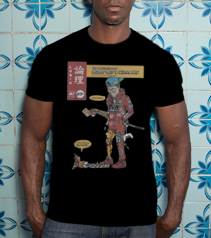 Logic Merch Adventure Of Bobby Boy Ultra 85 Comic Art 2077 T-Shirt
