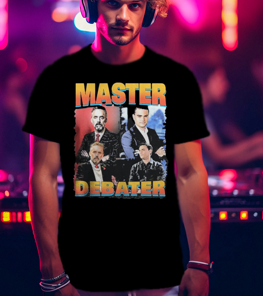 Memeabletees Master Debater Political Commentary Figures T-Shirt