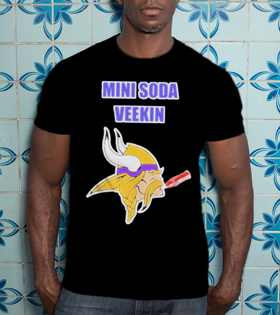 MINI SODA VEEKIN Viking Drinking Soda T-Shirt