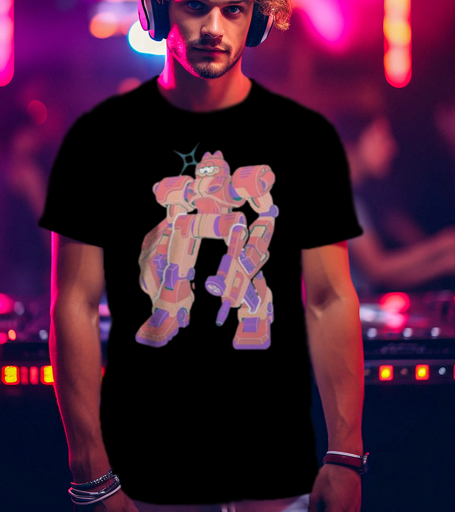 Aquiboni Garf Mecha Robot Fusion T-Shirt