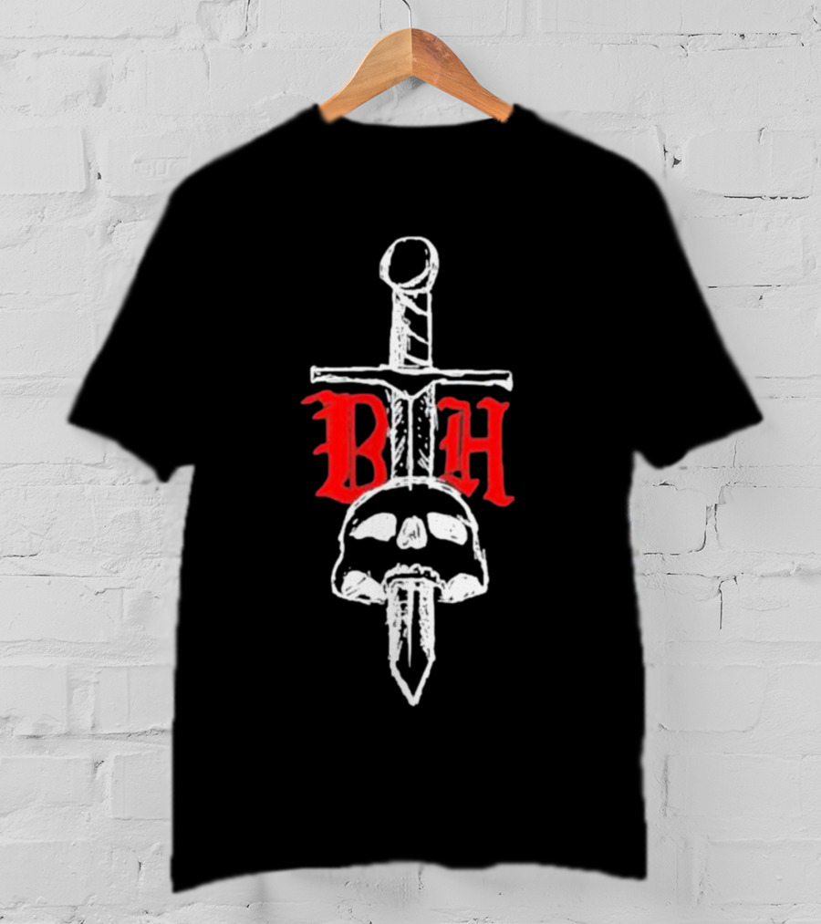 BTH Believe The Hype Skull Dagger T-Shirt