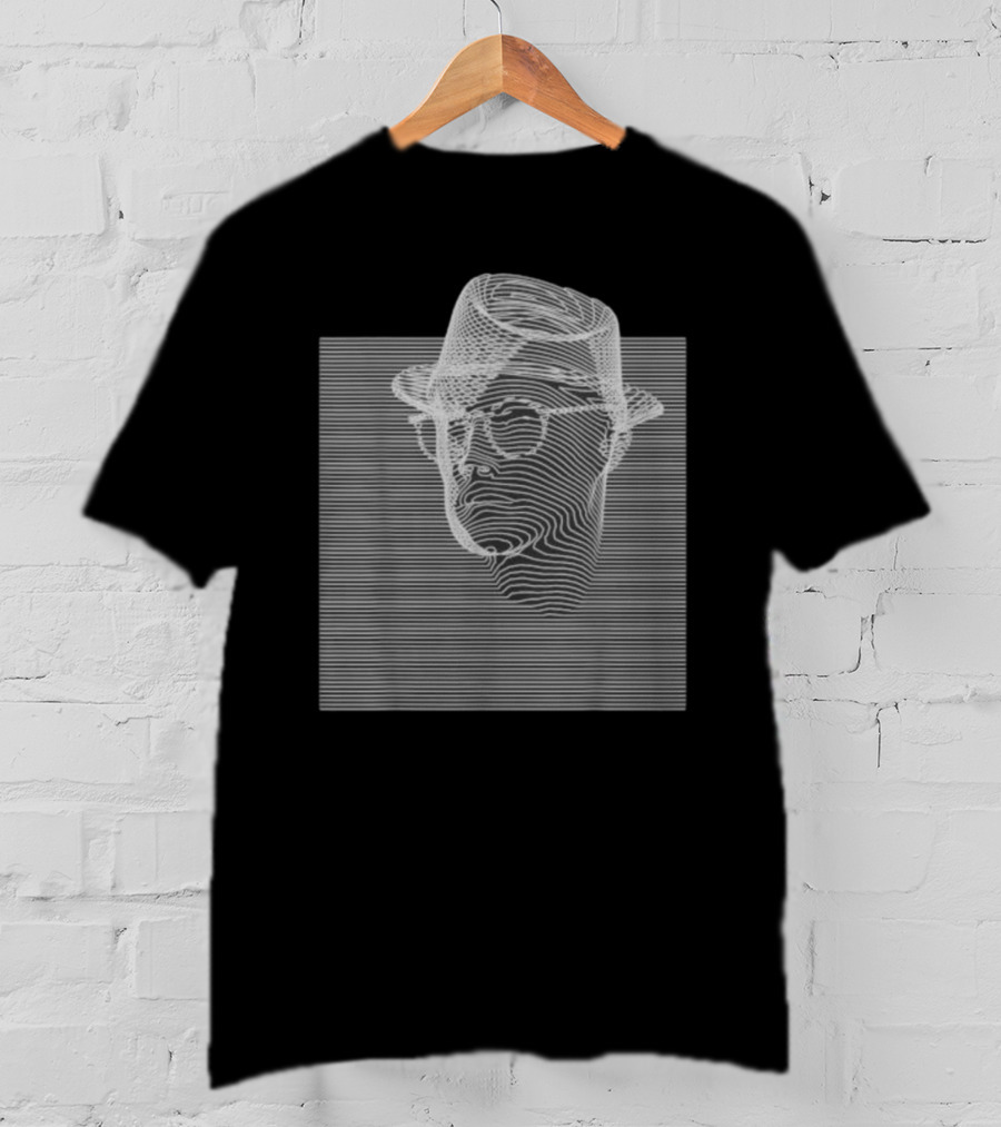 Emerging 3 Contemplation Optical Illusion Hat And Glasses T-Shirt
