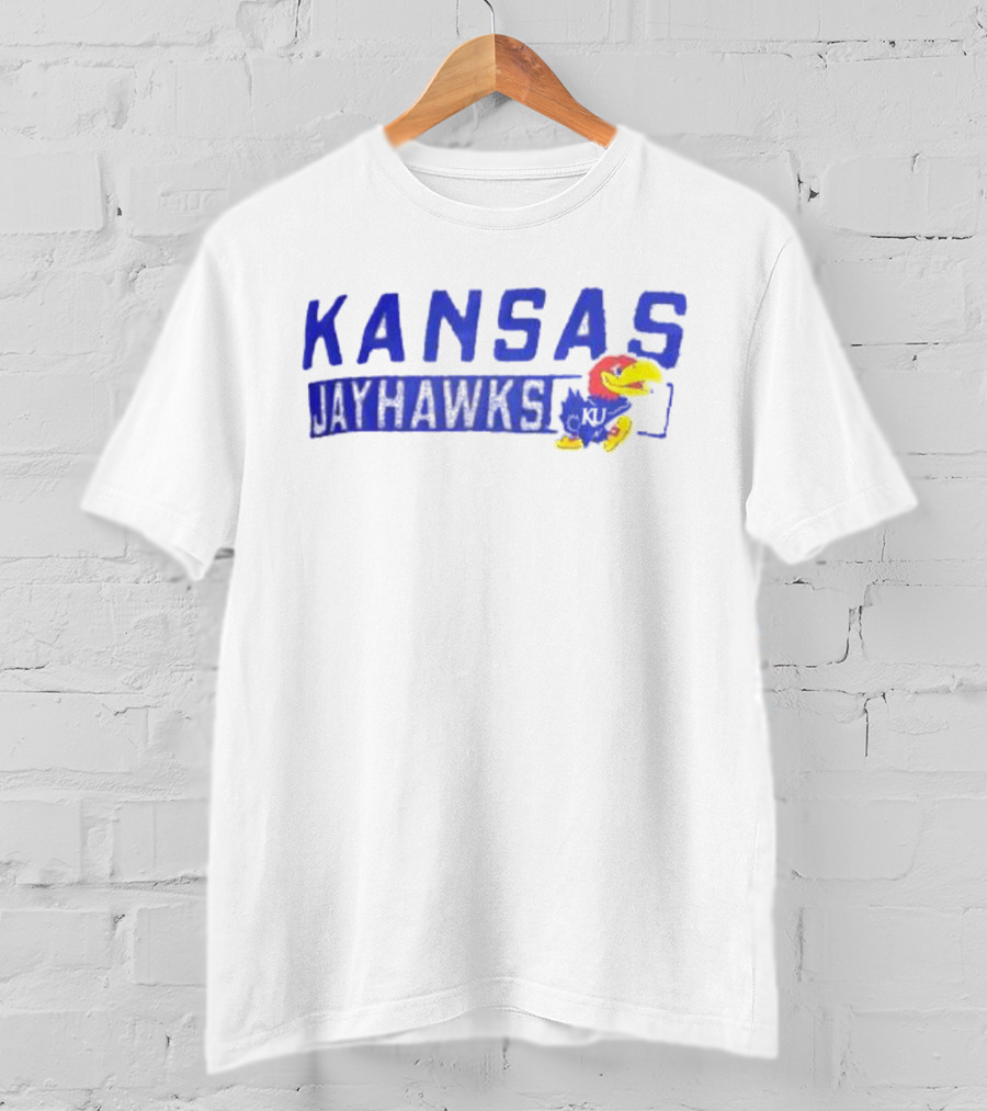 Kansas Jayhawks KU Champion Slate Impact Knockout T-Shirt