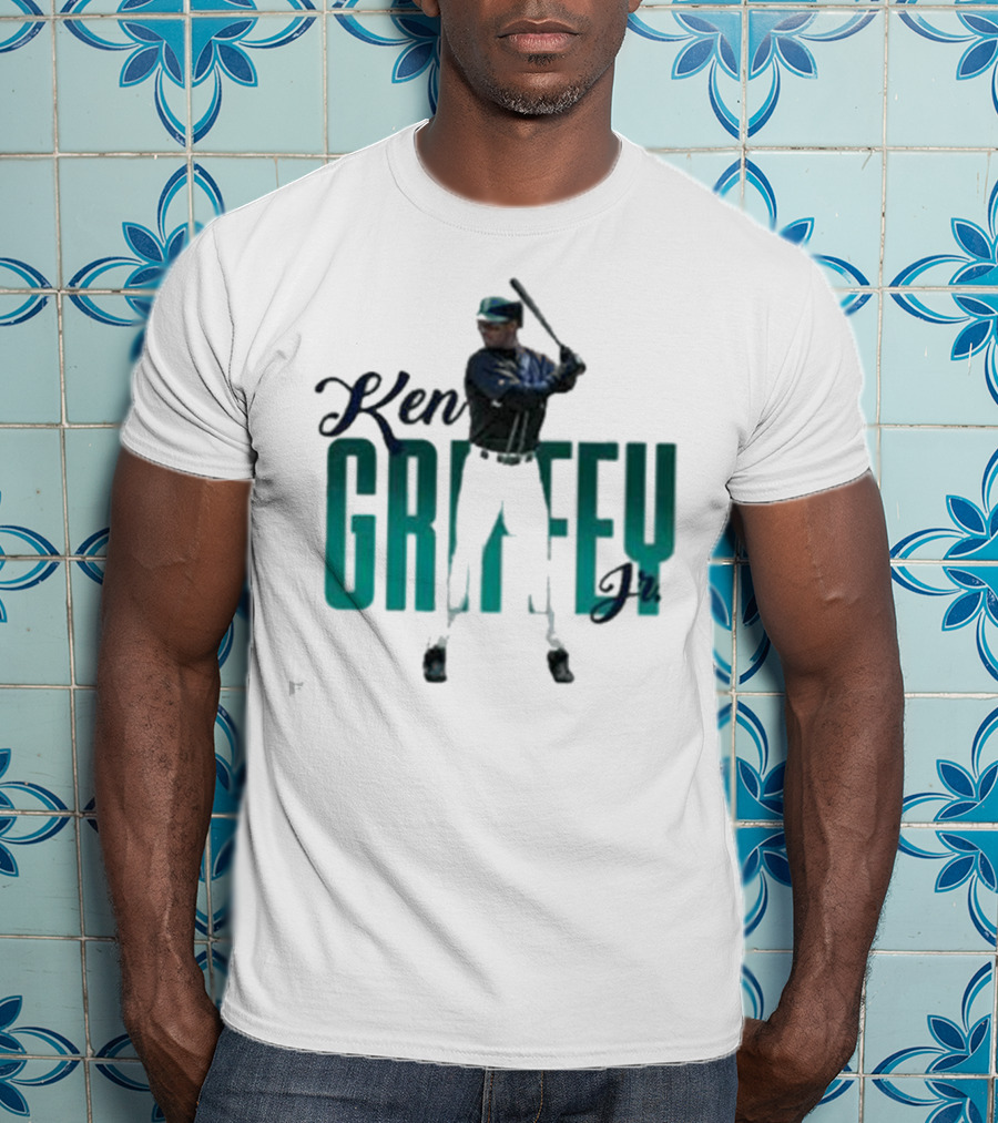 Ken Griffey Jr Seattle Mariners Iconic Baseball Legend T-Shirt