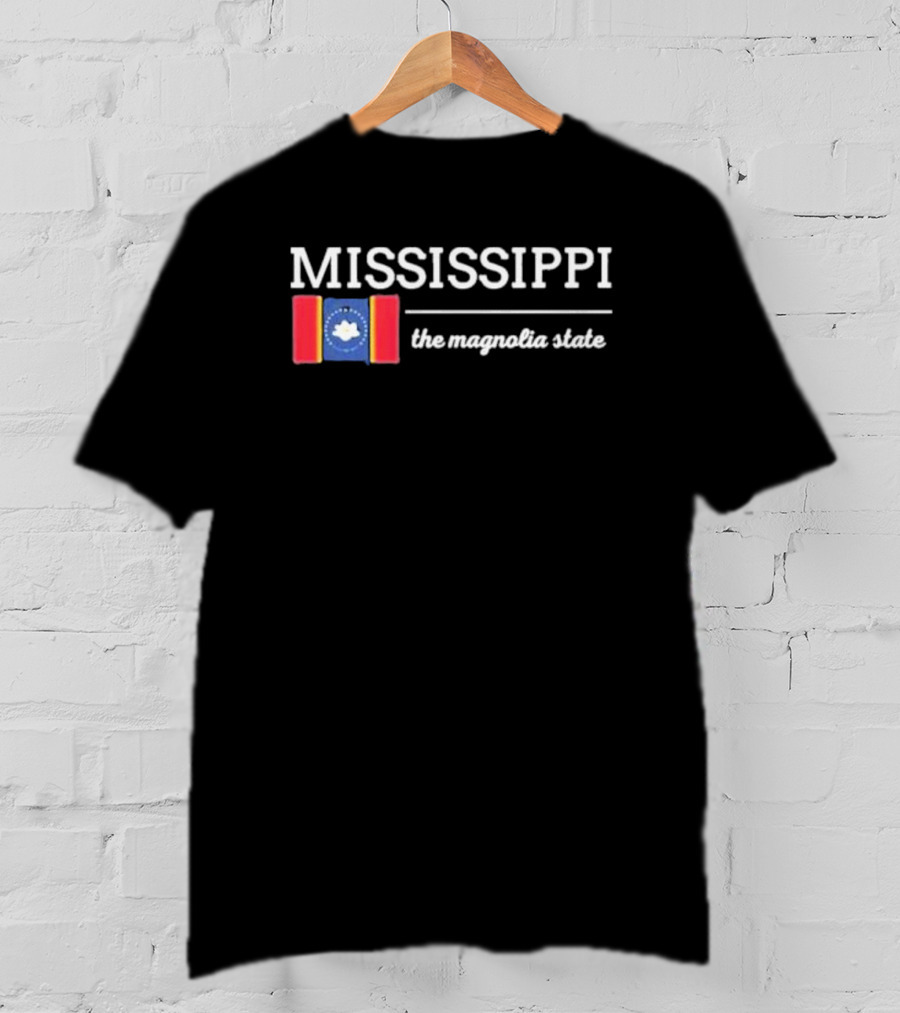 MISSISSIPPI The Magnolia State Flag T-Shirt