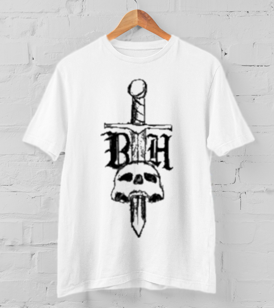 Opticmaniac BTH Skull Sword Cream T-Shirt