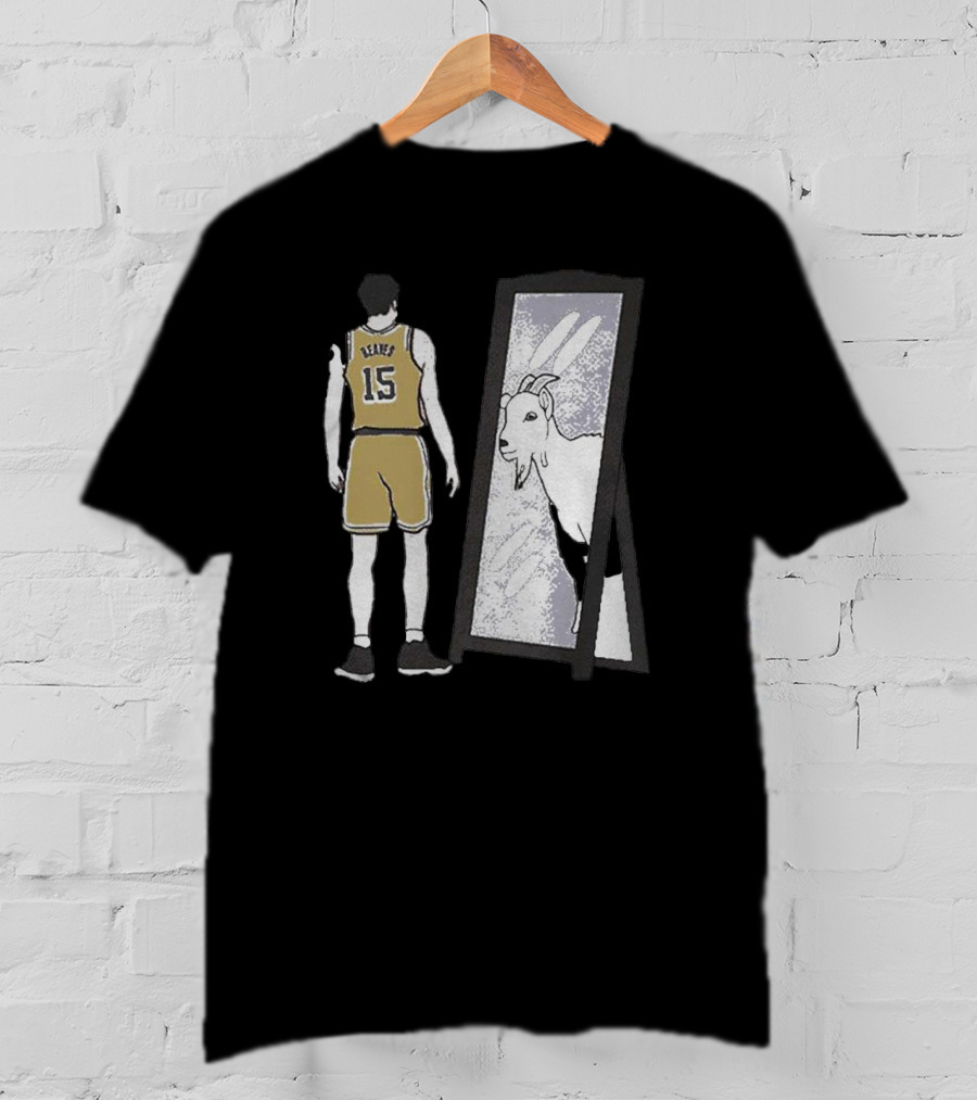 Austin Reaves Mirror GOAT Los Angeles Lakers Basketball Player Reflects Greatness T-Shirt