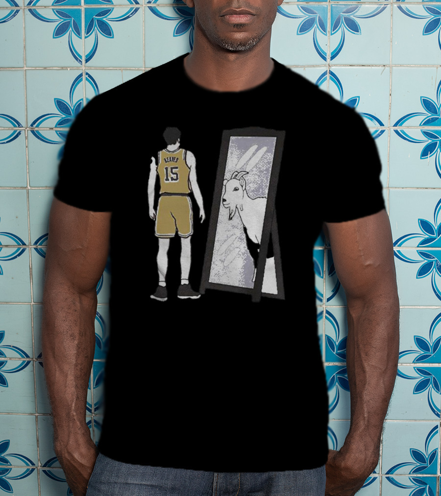 Austin Reaves Mirror GOAT Los Angeles Lakers Basketball Player Reflects Greatness T-Shirt
