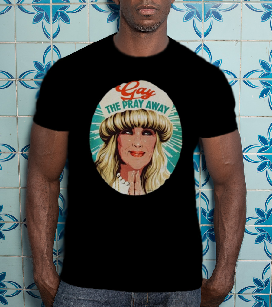 Gay The Pray Away Retro T-Shirt
