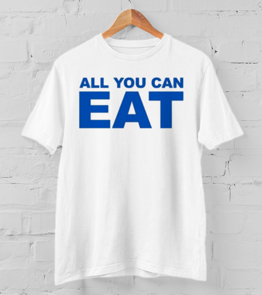 Sappy All You Can Eat Blue Letters T-Shirt