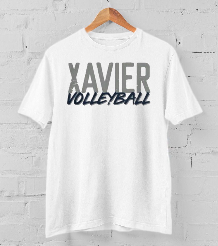 Xavier Volleyball Script Athletic Team Spirit T-Shirt