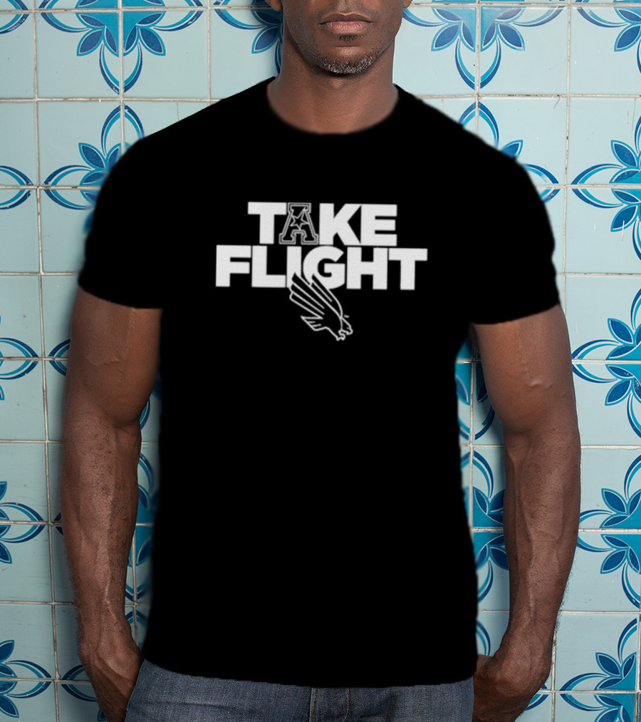 Take Flight Mean Green Sports American T-Shirt