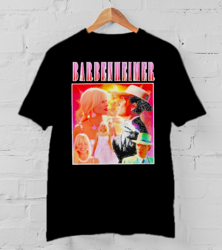 Barbenheimer Oppenheimer Barbie Movie Mashup T-Shirt