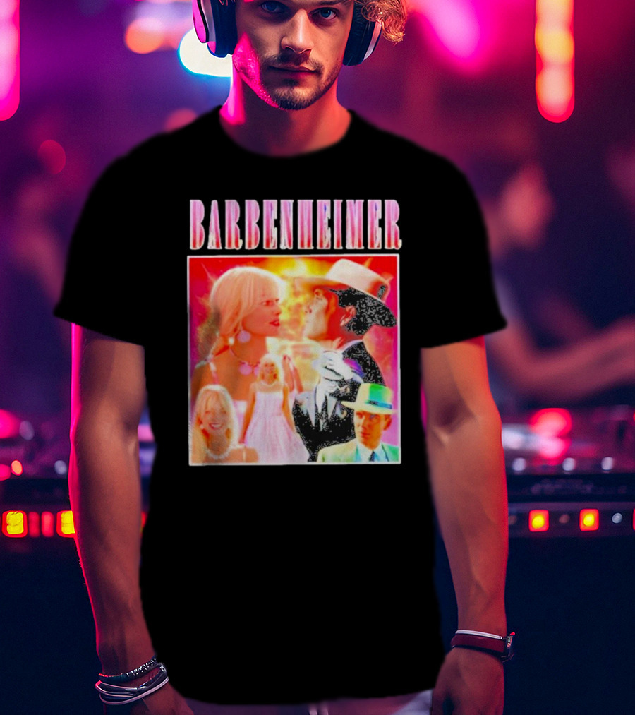 Barbenheimer Oppenheimer Barbie Movie Mashup T-Shirt