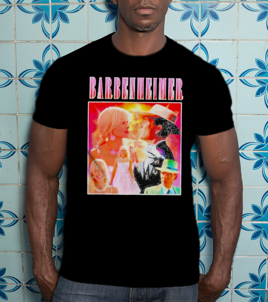 Barbenheimer Oppenheimer Barbie Movie Mashup T-Shirt