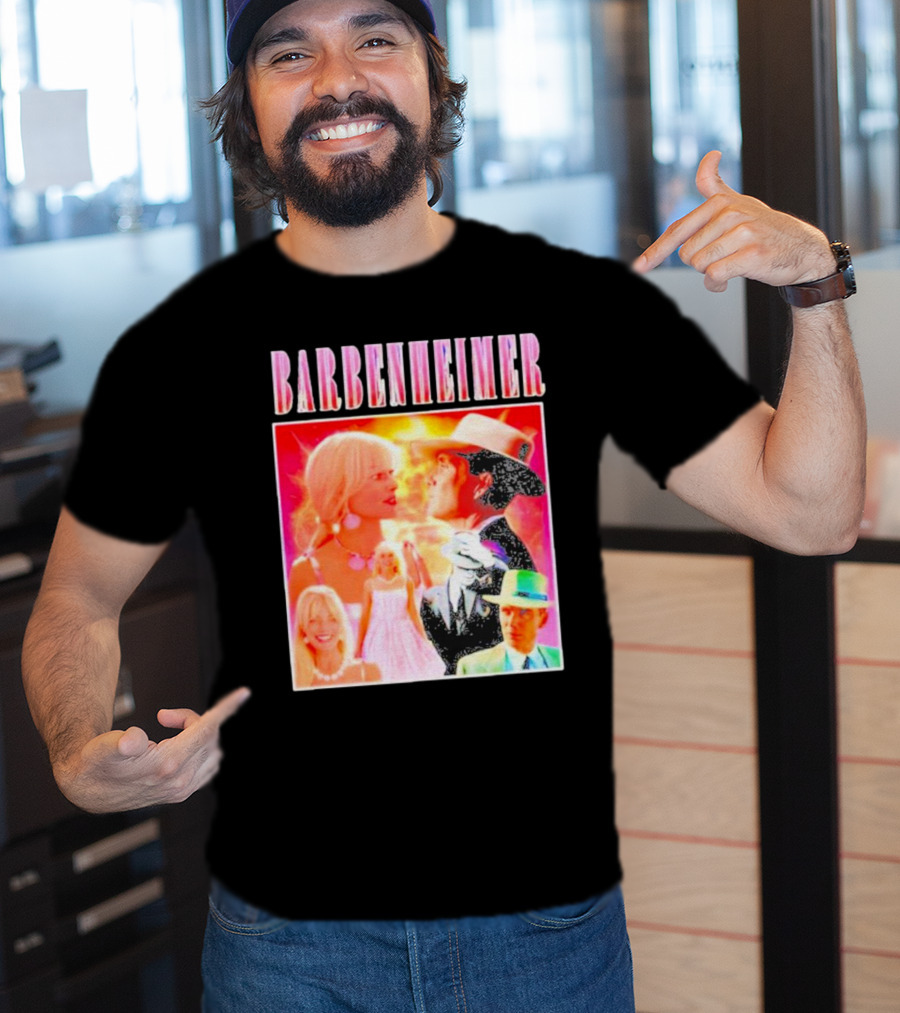 Barbenheimer Oppenheimer Barbie Movie Mashup T-Shirt