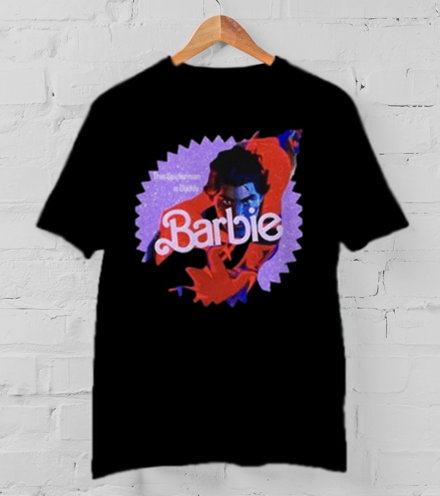 Barbie Meets Spider-Man This Spiderman Is Daddy Etsy Singapore T-Shirt