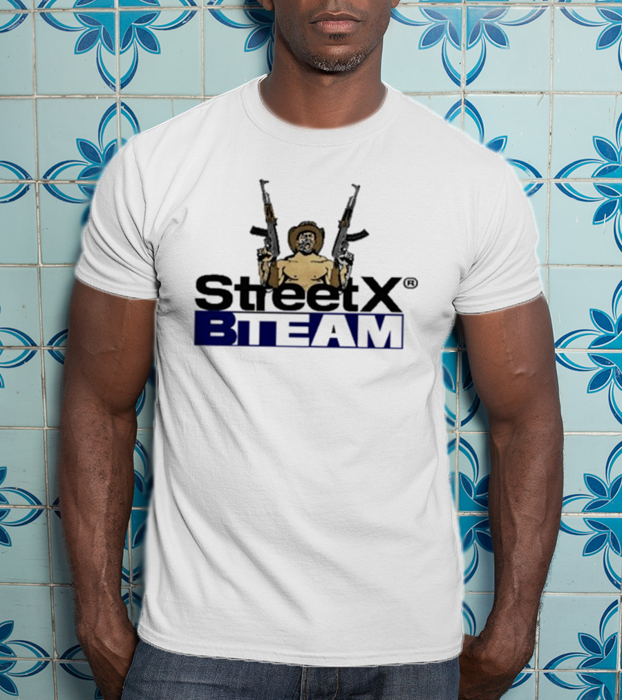 Streetx BTEAM Dual Gun Figure T-Shirt