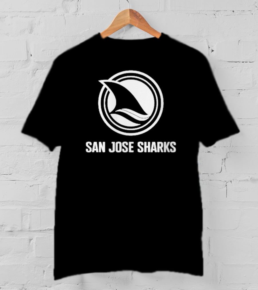 San Jose Sharks Logo San Jose Barracuda T-Shirt
