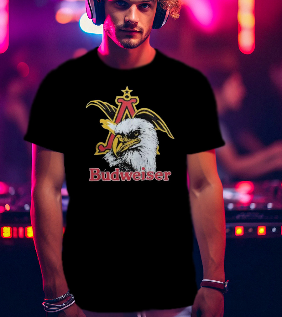 Budweiser Eagle With Star Emblem T-Shirt
