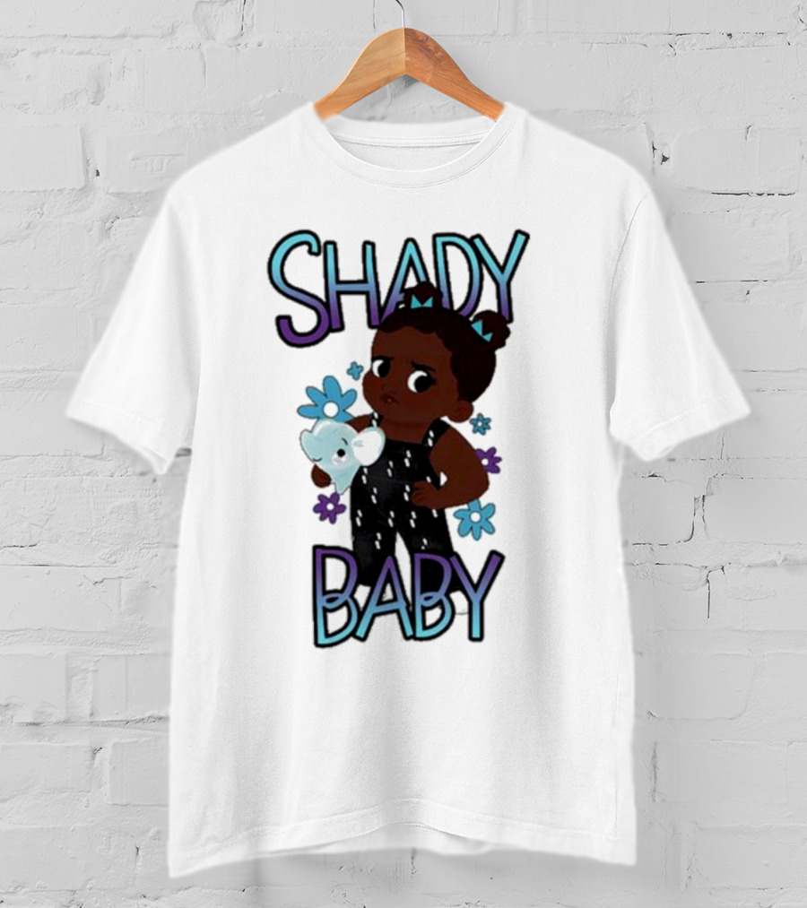 Shady Baby Danilo Cute Floral Panda Graphics T-Shirt