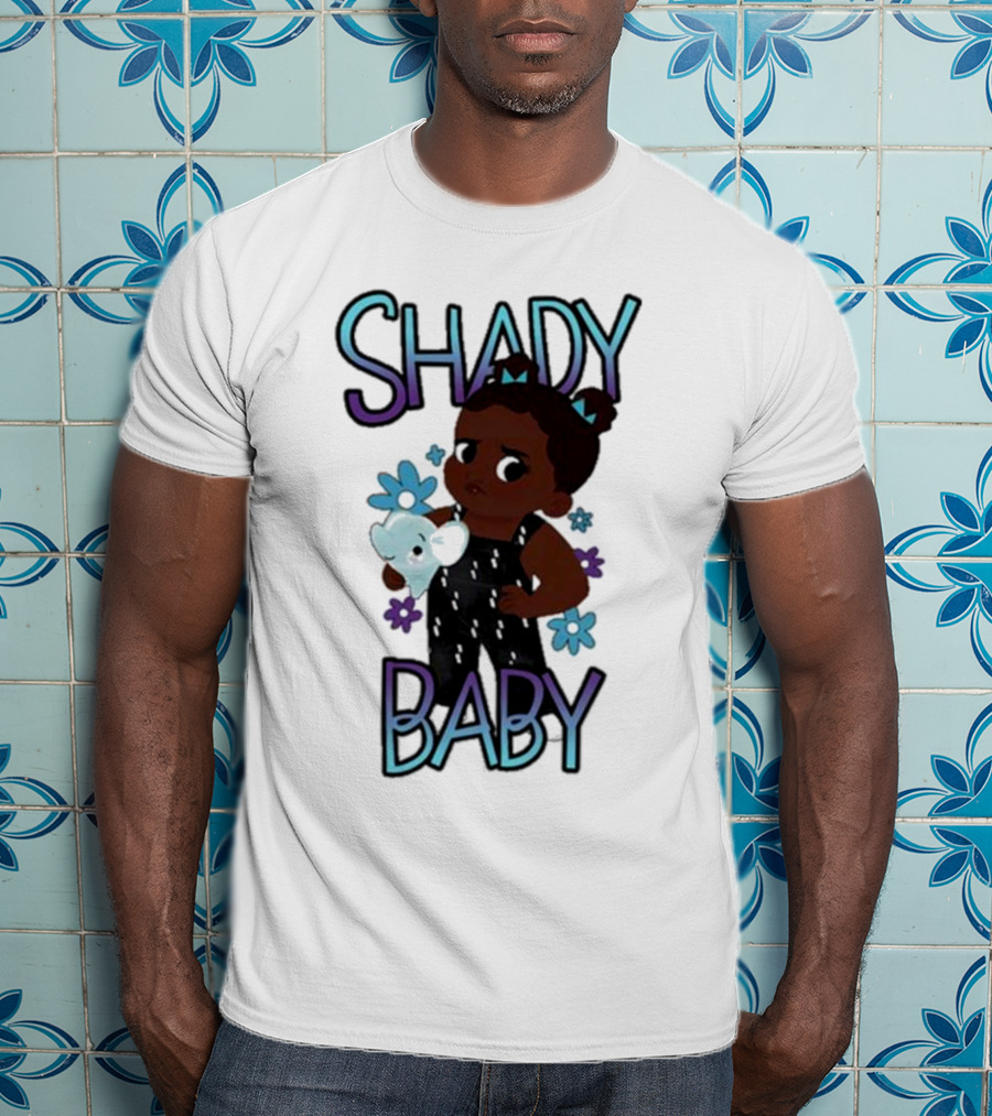 Shady Baby Danilo Cute Floral Panda Graphics T-Shirt