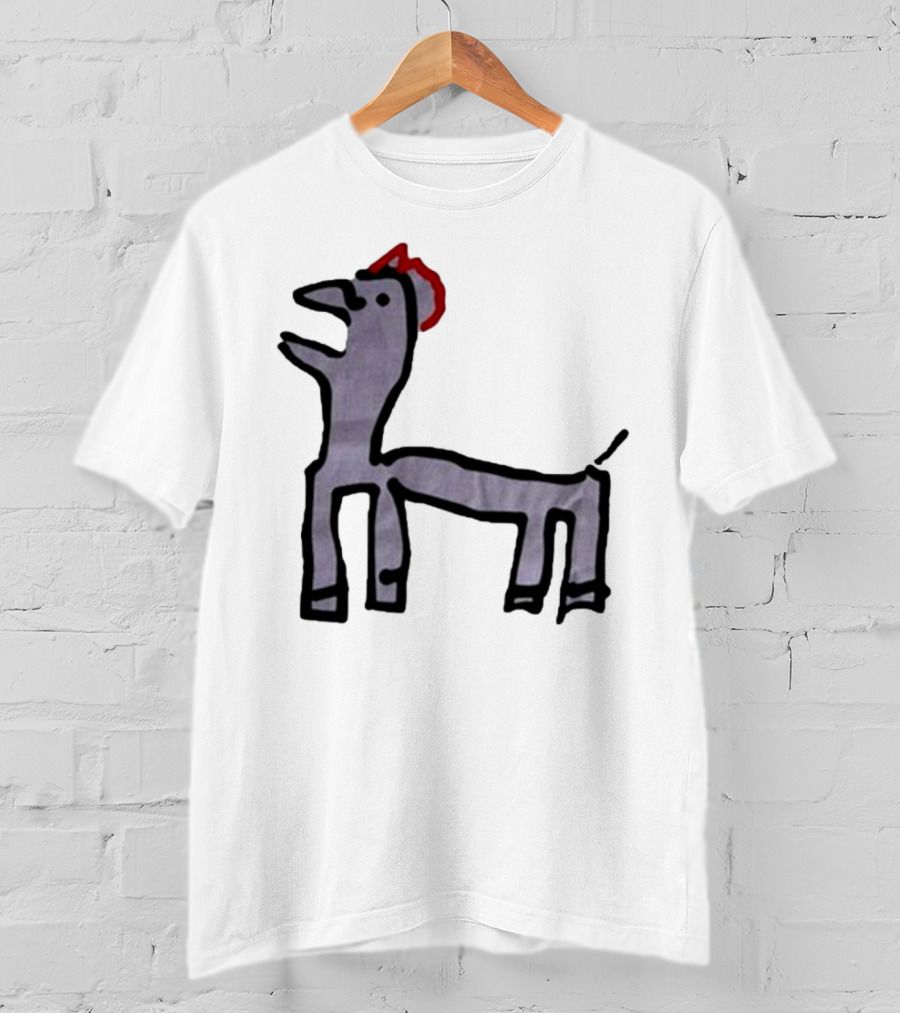 Jeremy Frieser Kimpie Paarntie Drawing With Red Mane T-Shirt
