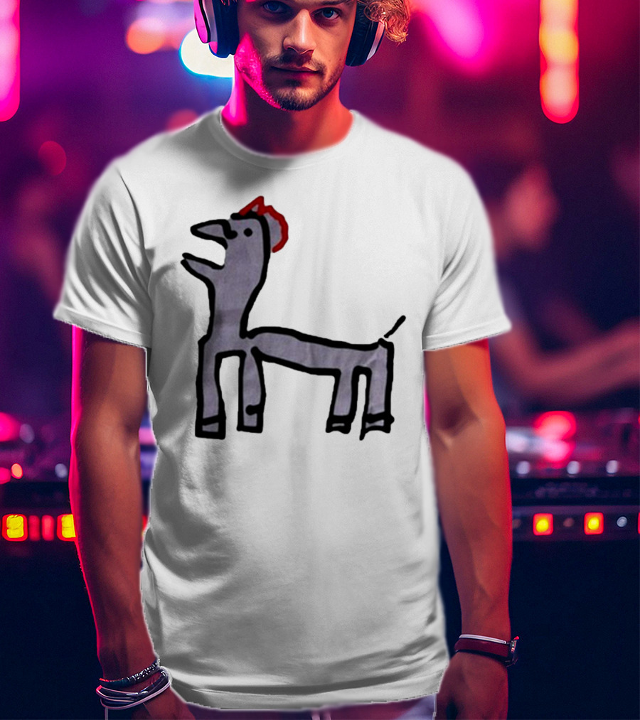 Jeremy Frieser Kimpie Paarntie Drawing With Red Mane T-Shirt