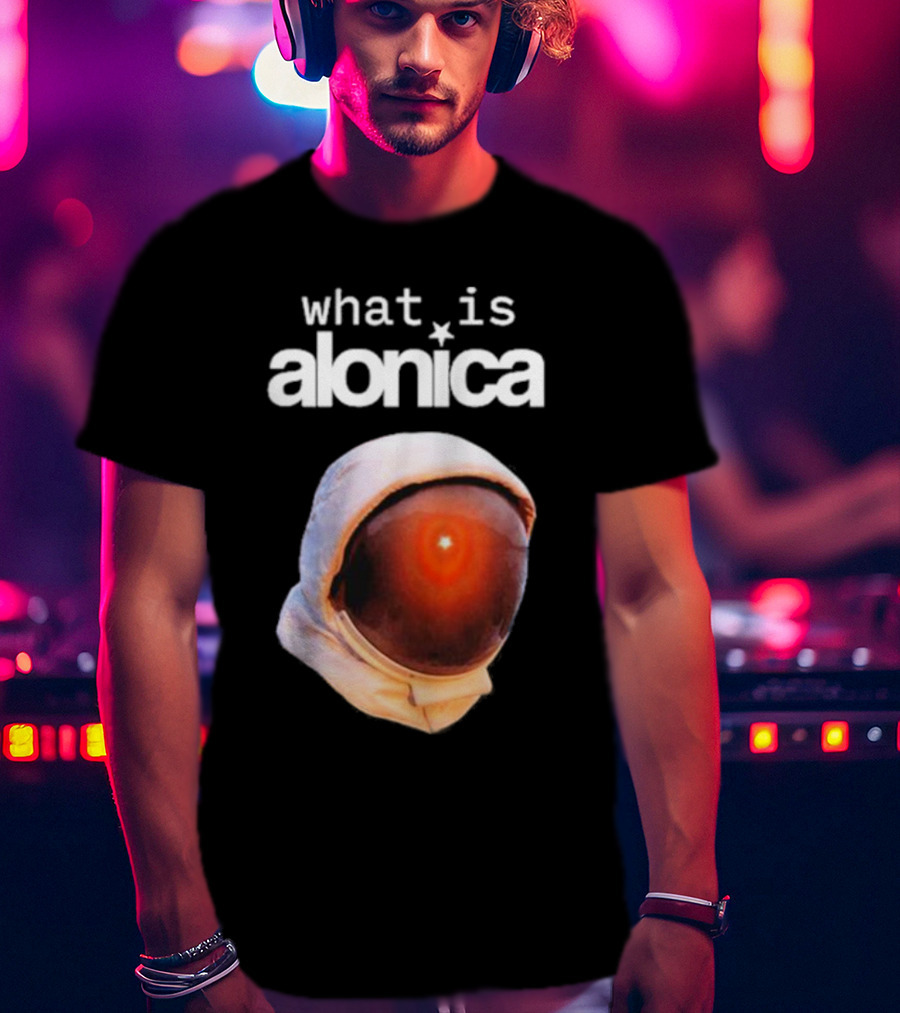 LANY What Is Alonica Spacesuit Reflective Visor Star T-Shirt