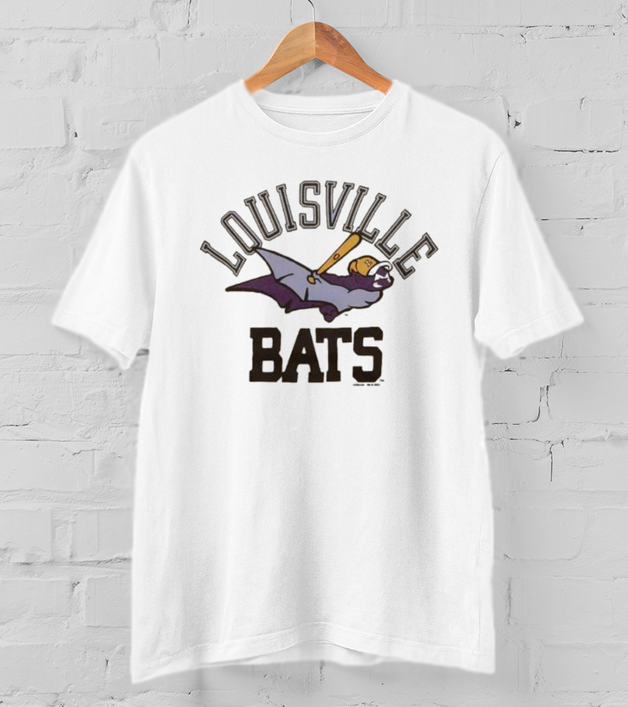 Louisville Bats Bat-Wielding Mascot T-Shirt