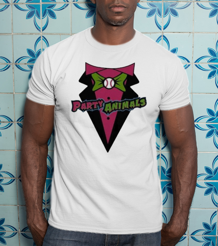 Party Animals Baseball Tuxedo T-Shirt