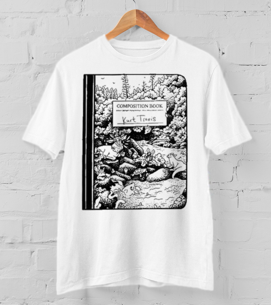 Kurt Travis Esque Records Composition Book T-Shirt